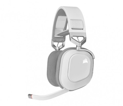 Corsair Słuchawki bezprzewodowe HS80 RGB Gaming Spatial Audio białe Corsair Słuchawki bezprzewodowe HS80 RGB Gaming Spatial Audio białe