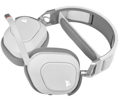 Corsair Słuchawki bezprzewodowe HS80 RGB Gaming Spatial Audio białe Corsair Słuchawki bezprzewodowe HS80 RGB Gaming Spatial Audio białe