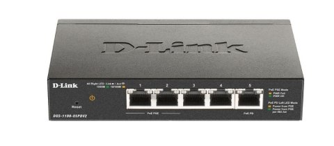 D-Link Przełącznik Smart DGS-1100-05PDV2 5xGE (2xPoE) D-Link Przełącznik Smart DGS-1100-05PDV2 5xGE (2xPoE)