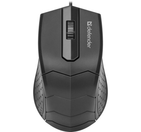 Defender Mysz przewodowa optyczna HIT MB-530 1000 DPI Czarna Defender Mysz przewodowa optyczna HIT MB-530 1000 DPI Czarna