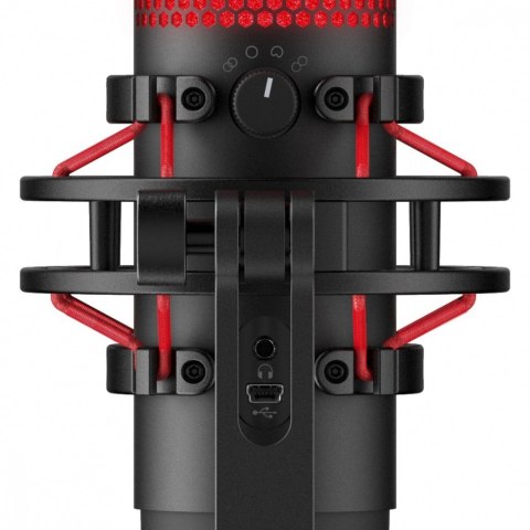 HyperX Mikrofon QuadCast czarno-czerwony HyperX Mikrofon QuadCast czarno-czerwony