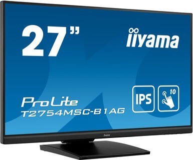 IIYAMA Monitor 27 cali T2754MSC-B1AG pojemnościowy 10PKT IPS powłoka AG IIYAMA Monitor 27 cali T2754MSC-B1AG pojemnościowy 10PKT IPS powłoka AG