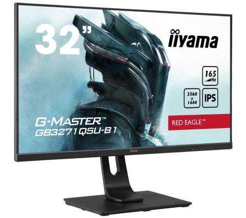 IIYAMA Monitor 31.5 cala GB3271QSU-B1 QHD,1ms,IPS,165Hz,HDMI,DP,400cd,FreeSync IIYAMA Monitor 31.5 cala GB3271QSU-B1 QHD,1ms,IPS,165Hz,HDMI,DP,400cd,FreeSync