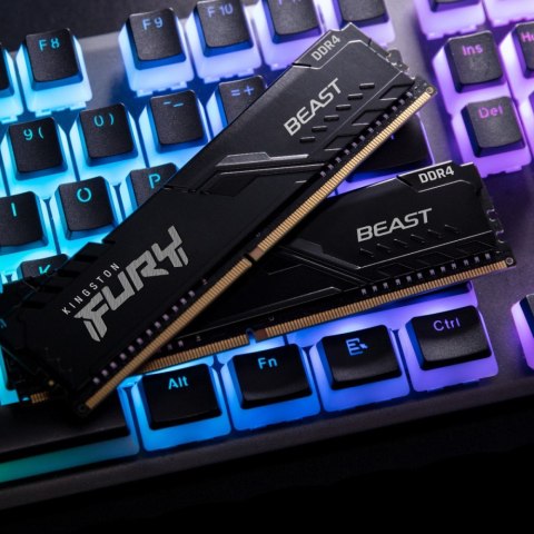 Kingston Pamięć DDR4 FURY Beast 64GB(2*32GB)/3600 CL18 Kingston Pamięć DDR4 FURY Beast 64GB(2*32GB)/3600 CL18