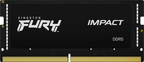 Kingston Pamięć DDR5 SODIMM Fury Impact 16GB(1*16GB)/4800 CL38 Kingston Pamięć DDR5 SODIMM Fury Impact 16GB(1*16GB)/4800 CL38