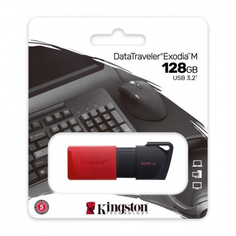 Kingston Pendrive Data Traveler Exodia M 128GB USB3.2 Gen1 Kingston Pendrive Data Traveler Exodia M 128GB USB3.2 Gen1