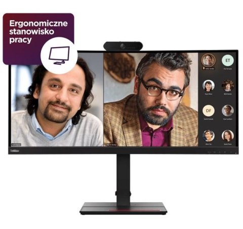 Lenovo Monitor 34.14 cala ThinkVision P34w-20 WLED LCD 62DCRAT3EU Lenovo Monitor 34.14 cala ThinkVision P34w-20 WLED LCD 62DCRAT3EU