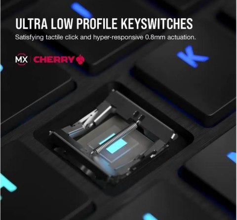 Corsair Klawiatura K100 RGB Air Wireless Ultra Thin Cherry MX Corsair Klawiatura K100 RGB Air Wireless Ultra Thin Cherry MX