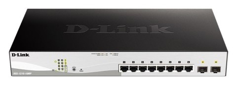 D-Link Przełącznik DGS-1210-10MP Switch 8GE PoE 2SFP D-Link Przełącznik DGS-1210-10MP Switch 8GE PoE 2SFP