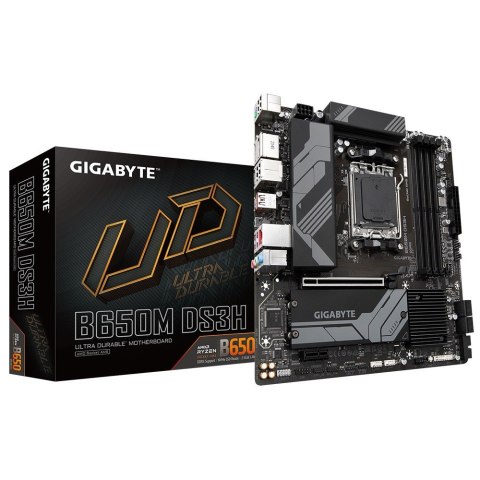 Gigabyte Płyta główna B650M DS3H AM5 4DDR5 HDMI/DP M2 m.ATX Gigabyte Płyta główna B650M DS3H AM5 4DDR5 HDMI/DP M2 m.ATX