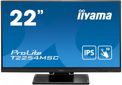 IIYAMA Monitor 21.5 cala T2254MSC-B1AG pojemnościowa 10 punktów, IPS, powłoka AG IIYAMA Monitor 21.5 cala T2254MSC-B1AG pojemnościowa 10 punktów, IPS, powłoka AG