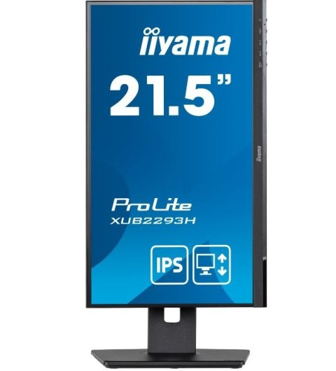 IIYAMA Monitor 22 cale XUB2293HS-B5 IPS,HDMI,DP,HAS(150mm),2x1W IIYAMA Monitor 22 cale XUB2293HS-B5 IPS,HDMI,DP,HAS(150mm),2x1W