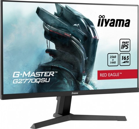 IIYAMA Monitor 27 cali G2770QSU-B1 0.5ms, IPS, DP, HDMI, 165Hz, 400cd/m2, USBx2 IIYAMA Monitor 27 cali G2770QSU-B1 0.5ms, IPS, DP, HDMI, 165Hz, 400cd/m2, USBx2