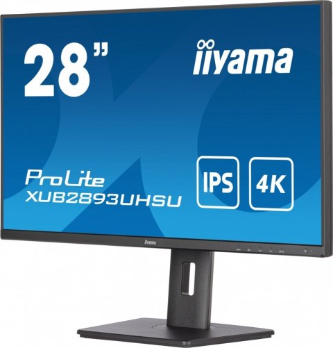 IIYAMA Monitor 28 cali XUB2893UHSU-B5,IPS,4K,HDMI,DP,2x2W,HAS(150mm) IIYAMA Monitor 28 cali XUB2893UHSU-B5,IPS,4K,HDMI,DP,2x2W,HAS(150mm)
