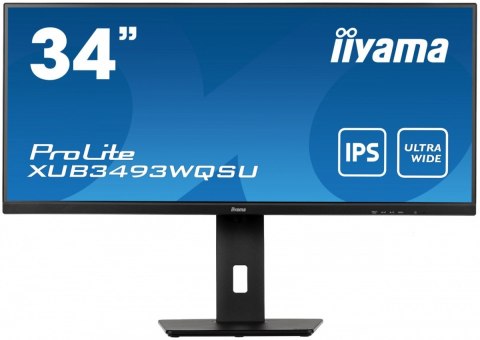 IIYAMA Monitor 34 cale XUB3493WQSU IPS,UWQHD,DP,HDMI,HAS(150mm) IIYAMA Monitor 34 cale XUB3493WQSU IPS,UWQHD,DP,HDMI,HAS(150mm)