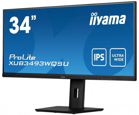 IIYAMA Monitor 34 cale XUB3493WQSU IPS,UWQHD,DP,HDMI,HAS(150mm) IIYAMA Monitor 34 cale XUB3493WQSU IPS,UWQHD,DP,HDMI,HAS(150mm)