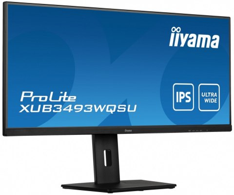 IIYAMA Monitor 34 cale XUB3493WQSU IPS,UWQHD,DP,HDMI,HAS(150mm) IIYAMA Monitor 34 cale XUB3493WQSU IPS,UWQHD,DP,HDMI,HAS(150mm)