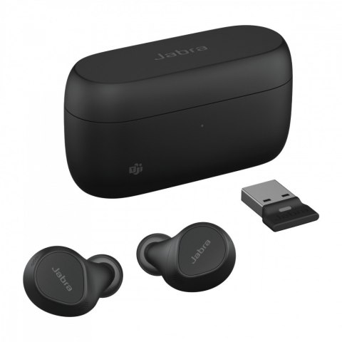 Jabra Słuchawki bezprzewodowe Evolve2 Buds USB-A MS Bezprzewodowa podkładka ładująca Jabra Słuchawki bezprzewodowe Evolve2 Buds USB-A MS Bezprzewodowa podkładka ładująca