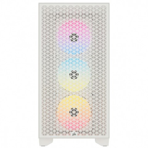 Corsair Obudowa 3000D Airflow RGB TG Mid-Tower Biała Corsair Obudowa 3000D Airflow RGB TG Mid-Tower Biała