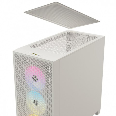 Corsair Obudowa 3000D Airflow RGB TG Mid-Tower Biała Corsair Obudowa 3000D Airflow RGB TG Mid-Tower Biała