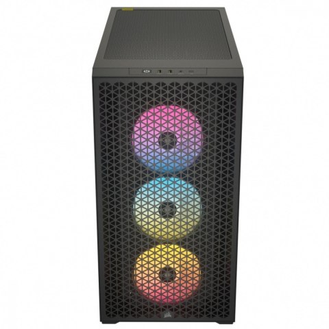 Corsair Obudowa 3000D Airflow RGB TG Mid-Tower Czarna Corsair Obudowa 3000D Airflow RGB TG Mid-Tower Czarna