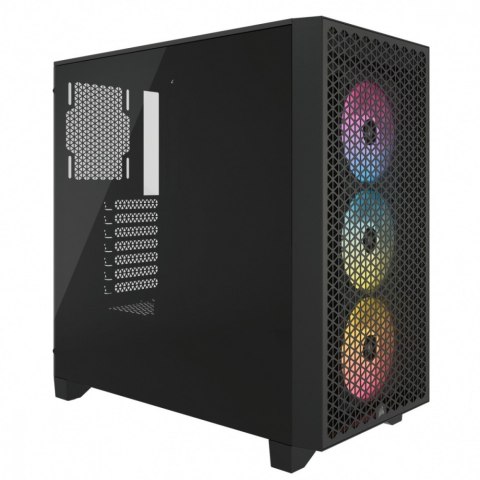 Corsair Obudowa 3000D Airflow RGB TG Mid-Tower Czarna Corsair Obudowa 3000D Airflow RGB TG Mid-Tower Czarna
