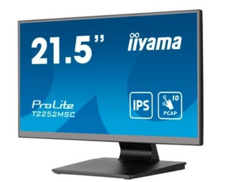 IIYAMA Monitor 22 cale T2252MSC-B2 10 PKT. POJ,IPS,HDMI,DP,2x1W,7H IIYAMA Monitor 22 cale T2252MSC-B2 10 PKT. POJ,IPS,HDMI,DP,2x1W,7H