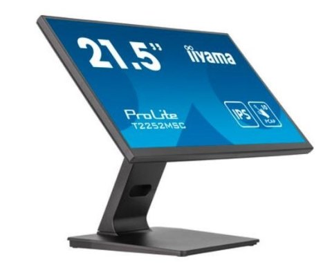 IIYAMA Monitor 22 cale T2252MSC-B2 10 PKT. POJ,IPS,HDMI,DP,2x1W,7H IIYAMA Monitor 22 cale T2252MSC-B2 10 PKT. POJ,IPS,HDMI,DP,2x1W,7H