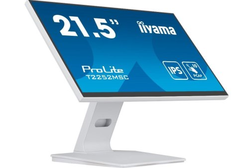 IIYAMA Monitor 22 cale T2252MSC-W2 10 PKT. POJ,IPS,HDMI,DP,2x1W,7H IIYAMA Monitor 22 cale T2252MSC-W2 10 PKT. POJ,IPS,HDMI,DP,2x1W,7H