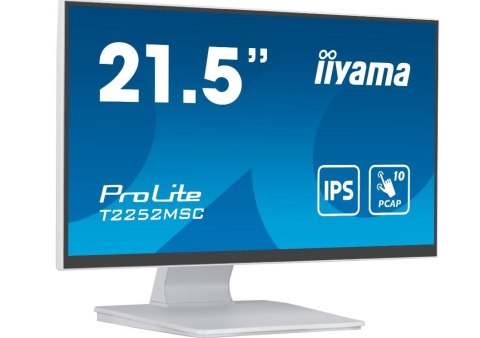 IIYAMA Monitor 22 cale T2252MSC-W2 10 PKT. POJ,IPS,HDMI,DP,2x1W,7H IIYAMA Monitor 22 cale T2252MSC-W2 10 PKT. POJ,IPS,HDMI,DP,2x1W,7H