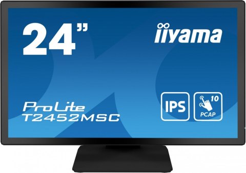 IIYAMA Monitor 23.8 cala T2452MSC-B1 10 PKT. POJ,IPS,HDMI,DP IIYAMA Monitor 23.8 cala T2452MSC-B1 10 PKT. POJ,IPS,HDMI,DP