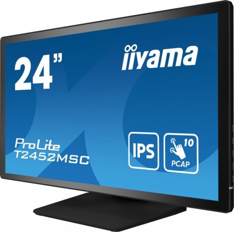 IIYAMA Monitor 23.8 cala T2452MSC-B1 10 PKT. POJ,IPS,HDMI,DP IIYAMA Monitor 23.8 cala T2452MSC-B1 10 PKT. POJ,IPS,HDMI,DP