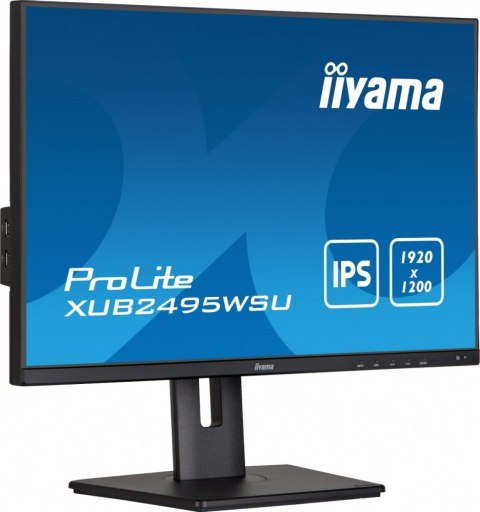 IIYAMA Monitor 24.1 cala XUB2495WSU-B5 IPS,16:10,HAS(150mm),4xUSB IIYAMA Monitor 24.1 cala XUB2495WSU-B5 IPS,16:10,HAS(150mm),4xUSB