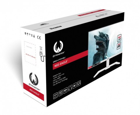 IIYAMA Monitor G-Master 23.8 cala GB2470HSU-W5 0.8ms,IPS,DP,HDMI,165Hz,HAS(150mm) IIYAMA Monitor G-Master 23.8 cala GB2470HSU-W5 0.8ms,IPS,DP,HDMI,165Hz,HAS(150mm)
