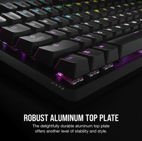 Corsair Klawiatura mechaniczna K70 Core RGB czarna Corsair Klawiatura mechaniczna K70 Core RGB czarna