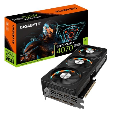 Gigabyte Karta graficzna RTX 4070 SUPER GAMING OC 12G GDDR6X 192bit 3DP Gigabyte Karta graficzna RTX 4070 SUPER GAMING OC 12G GDDR6X 192bit 3DP