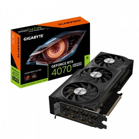 Gigabyte Karta graficzna RTX 4070 SUPER WINDFORCE OC 12G GDDR6X 192bit Gigabyte Karta graficzna RTX 4070 SUPER WINDFORCE OC 12G GDDR6X 192bit