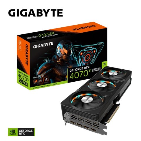 Gigabyte Karta graficzna RTX 4070 Ti SUPER GAMING OC 16G GDDR6X 256bit Gigabyte Karta graficzna RTX 4070 Ti SUPER GAMING OC 16G GDDR6X 256bit