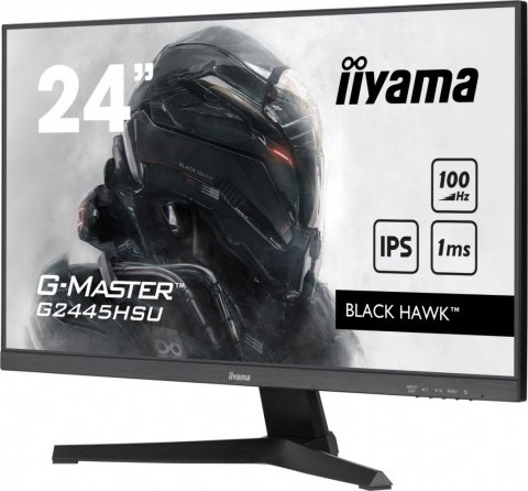 IIYAMA Monitor 23.8 cala G-Master G2445HSU-B1 IPS,FHD,100Hz,1ms,2xUSB,2x2W,FreeSync IIYAMA Monitor 23.8 cala G-Master G2445HSU-B1 IPS,FHD,100Hz,1ms,2xUSB,2x2W,FreeSync