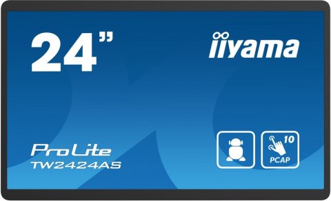 IIYAMA Monitor 23.8 cala TW2424AS-B1 POJ.10PKT.24/7,ANDROID 12 z GMS,3H IIYAMA Monitor 23.8 cala TW2424AS-B1 POJ.10PKT.24/7,ANDROID 12 z GMS,3H
