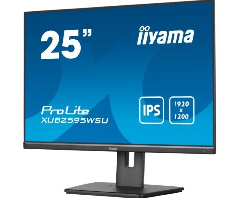 IIYAMA Monitor 25 cali XUB2595WSU-B5 IPS.PIVOT.16:10.USB.DP.HDMI.VGA.2x2W. 300(cd/m2).HAS(150mm) IIYAMA Monitor 25 cali XUB2595WSU-B5 IPS.PIVOT.16:10.USB.DP.HDMI.VGA.2x2W. 300(cd/m2).HAS(150mm)