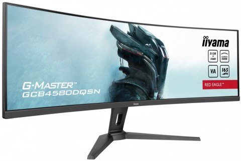 IIYAMA Monitor 45 cali G-Master GCB4580DQSN-B1, VA,DQHD,165HZ,USB-C-DOCK,RJ45,32:9, 1500R,450cd/m2,3000:1,0.8ms,3xUSB,2xHDMI,1xDP,2x3W IIYAMA Monitor 45 cali G-Master GCB4580DQSN-B1, VA,DQHD,165HZ,USB-C-DOCK,RJ45,32:9, 1500R,450cd/m2,3000:1,0.8ms,3xUSB,2xHDMI,1xDP,2x3W