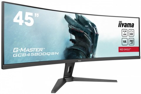 IIYAMA Monitor 45 cali G-Master GCB4580DQSN-B1, VA,DQHD,165HZ,USB-C-DOCK,RJ45,32:9, 1500R,450cd/m2,3000:1,0.8ms,3xUSB,2xHDMI,1xDP,2x3W IIYAMA Monitor 45 cali G-Master GCB4580DQSN-B1, VA,DQHD,165HZ,USB-C-DOCK,RJ45,32:9, 1500R,450cd/m2,3000:1,0.8ms,3xUSB,2xHDMI,1xDP,2x3W